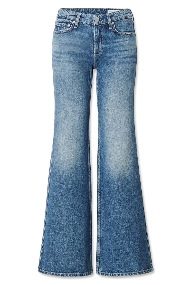 Josie Relaxed Flare Jeans, Alternate, color, FLORA