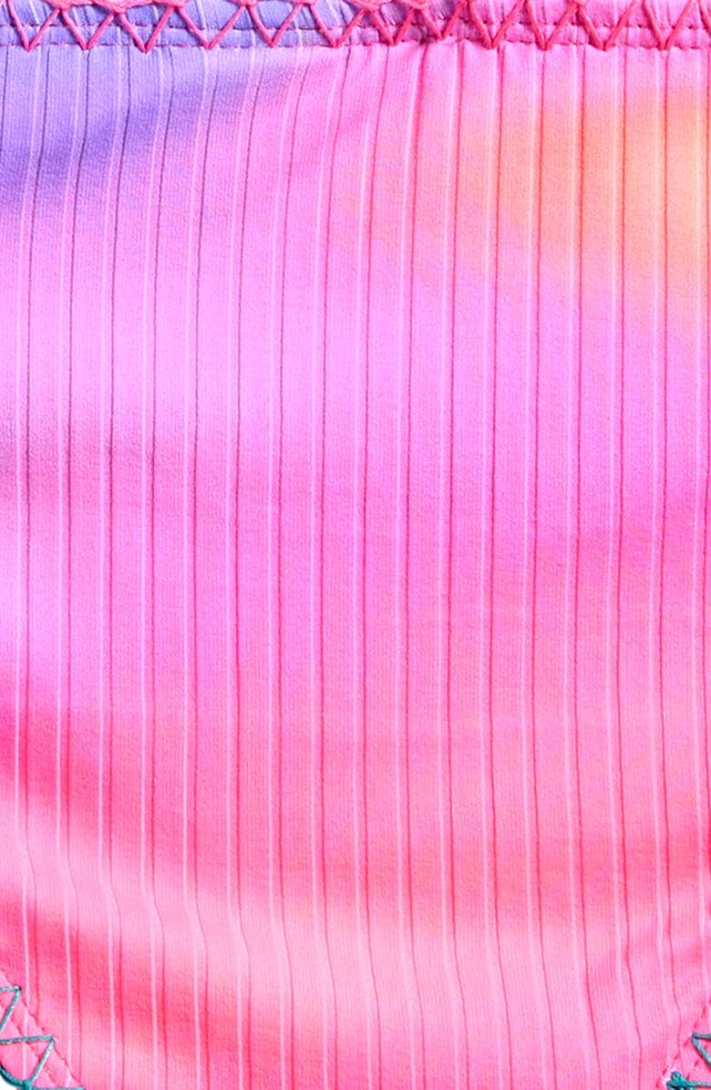 Beach Lingo Kids' Solar Flair Two-Piece Swimsuit, Alternate, color, Pink Multi