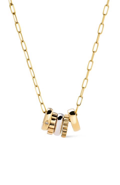 Gold Pendant Necklace - Constellation Necklace