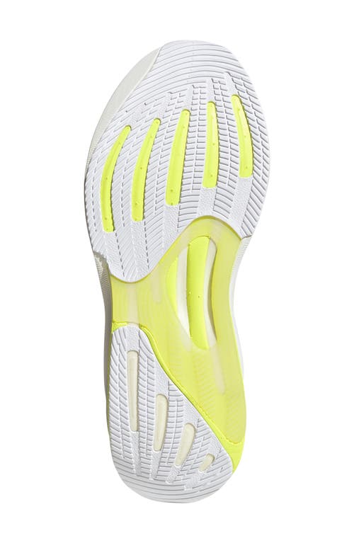 Adidas Originals Adidas Supernova Rise 2 Running Shoe In White/yellow/dash Grey