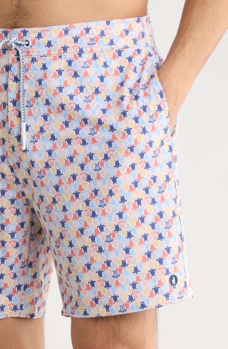 johnnie-O Shelly Swim Trunks, Alternate, color, White