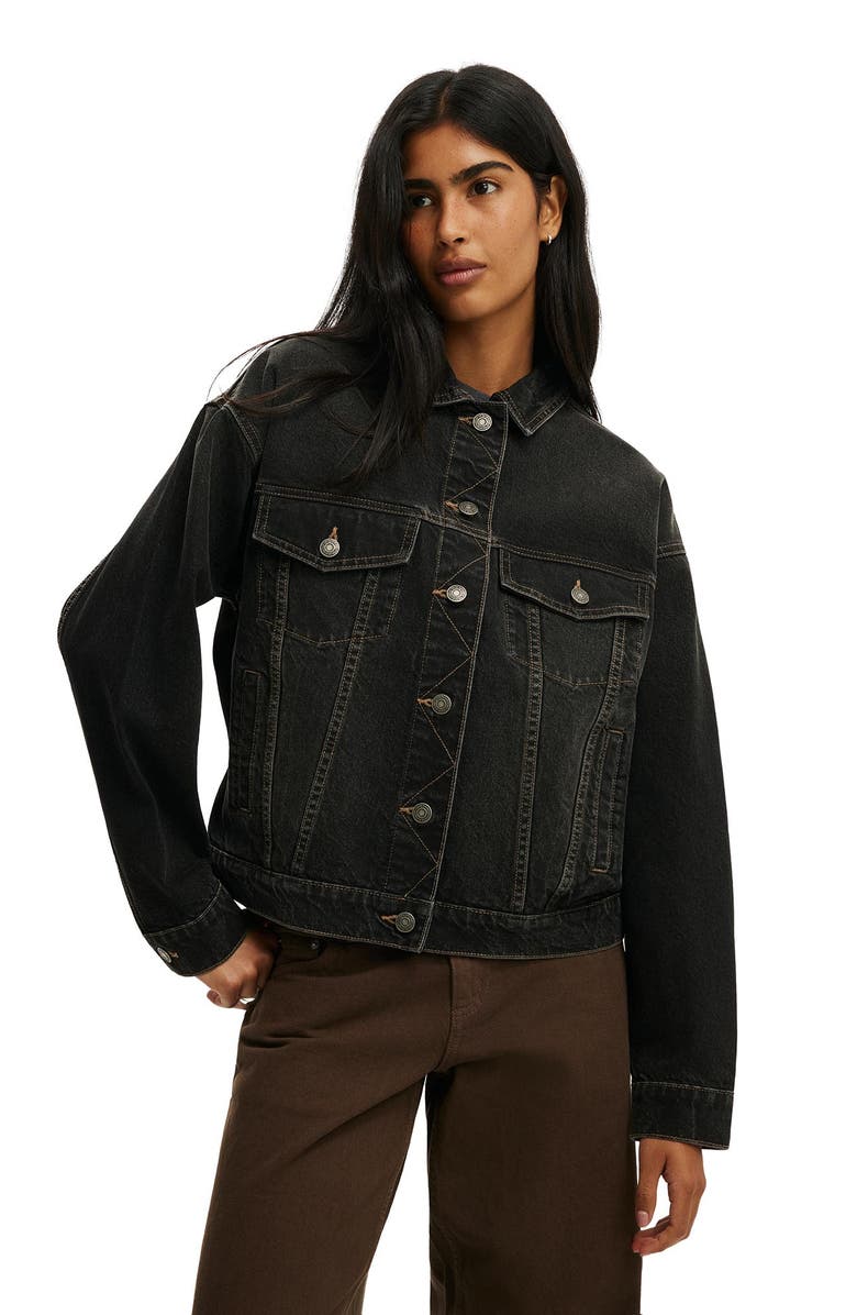 Cotton On Women's Original Denim Jacket, Main, color,