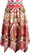 FARM Rio Odara Scallop Midi Skirt