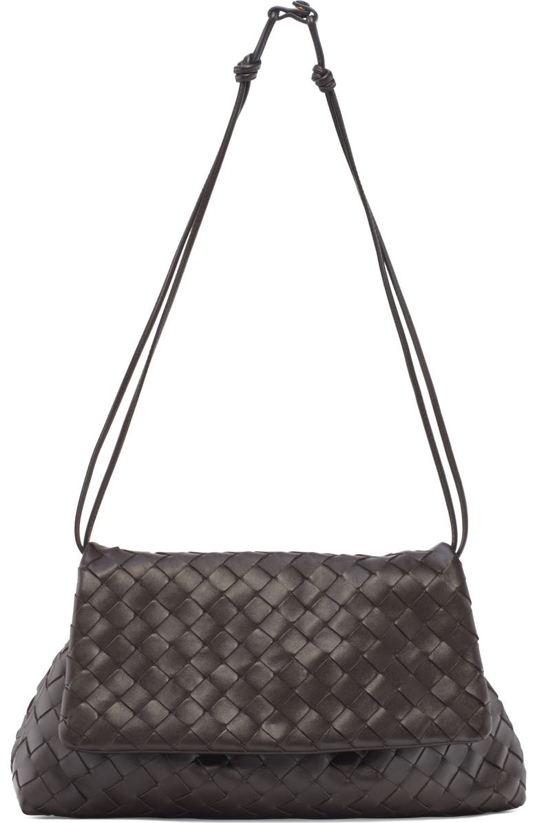 Bottega Veneta Dustbag Day Intrecciato Leather Shoulder Bag, Main, color, 2132 Fondant-Gold