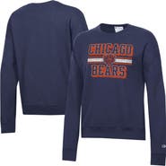 Champion Women's Champion Navy Chicago Bears Powerblend Fleece Sweatshirt