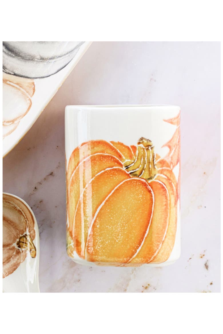 Pumpkins Utensil Holder, Alternate, color, ORANGE