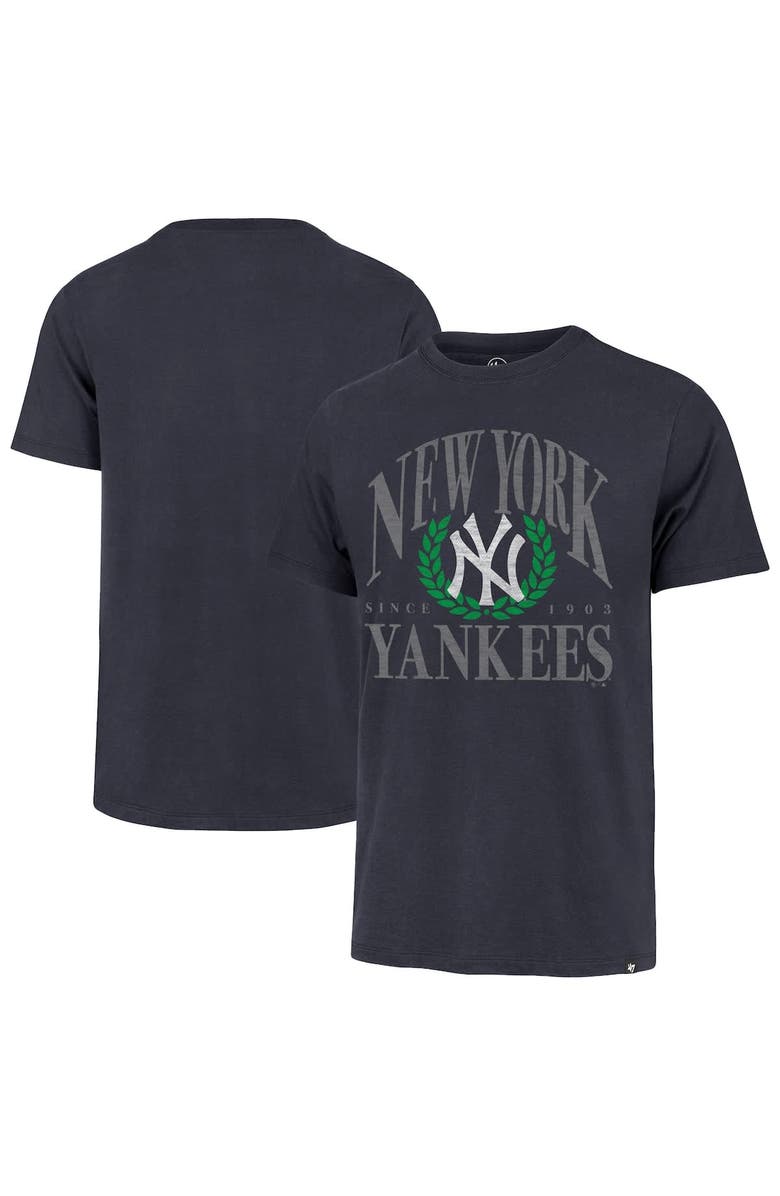 '47 Men's '47 Navy New York Yankees Pitchout Franklin T-Shirt, Alternate, color, Navy