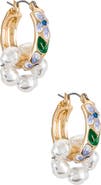 Petit Moments Barque Imitation Pearl Earrings