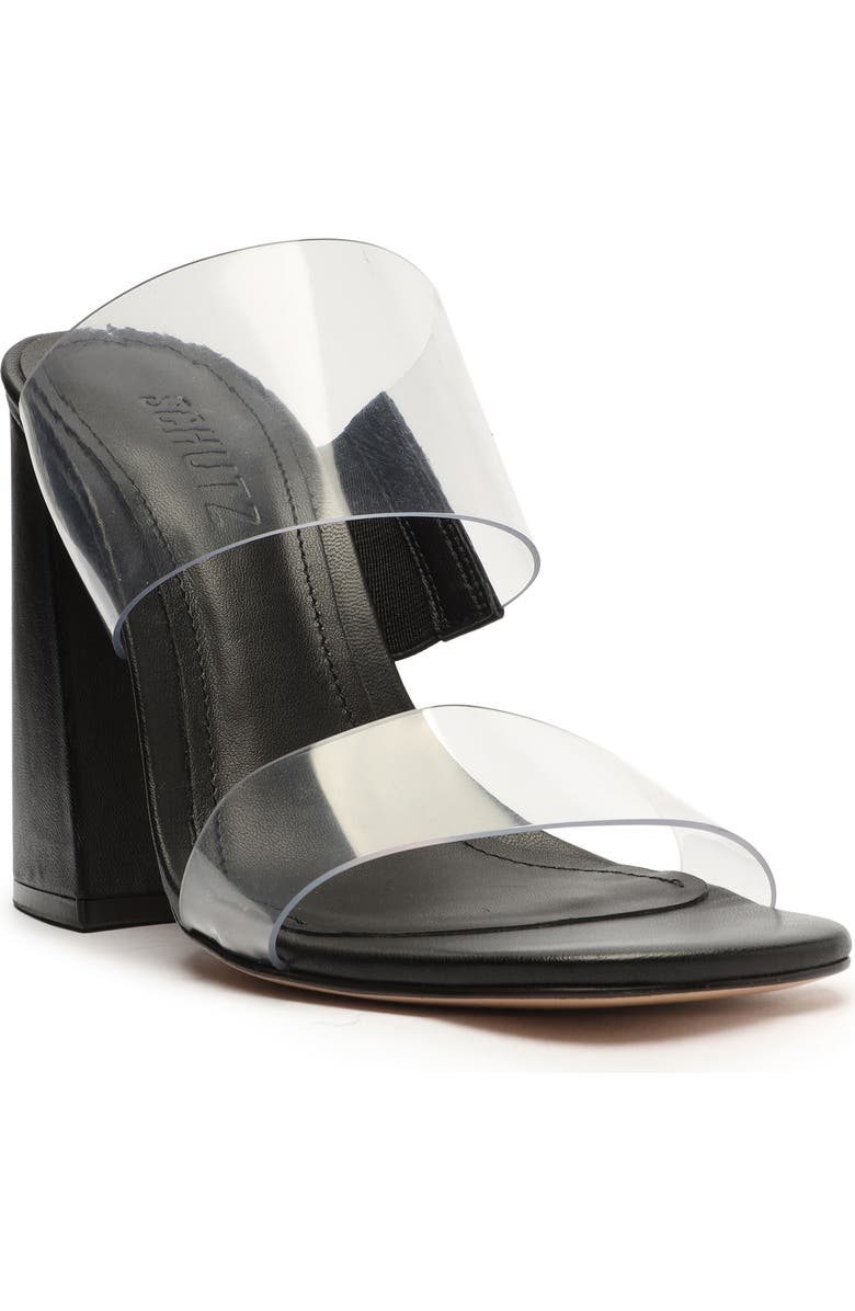 Schutz Victorie High Block Slide Sandal, Main, color,