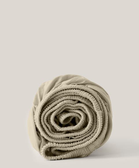 Organic Room Service Sateen Fitted Sheet