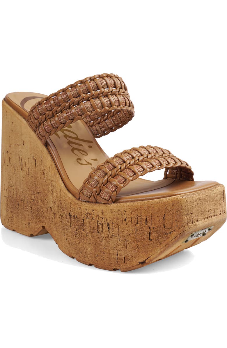 Candie's Akari Platform Wedge Sandal, Main, color,