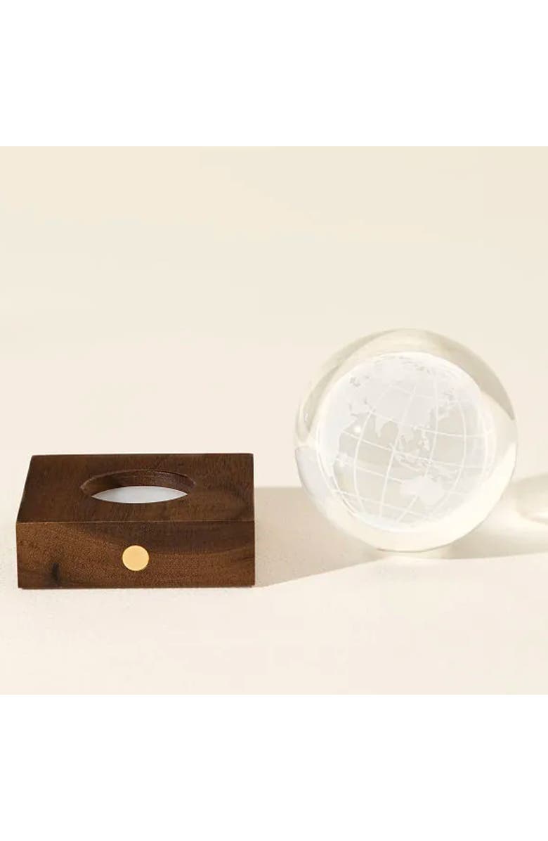 Uncommon Goods Earth Light Globe by Gingko Design, Alternate, color, Dark Brown