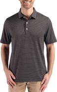Cutter & Buck Forge Fine Line Stripe Recycled Blend Polo
