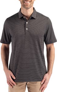 Cutter & Buck Forge Fine Line Stripe Recycled Blend Polo