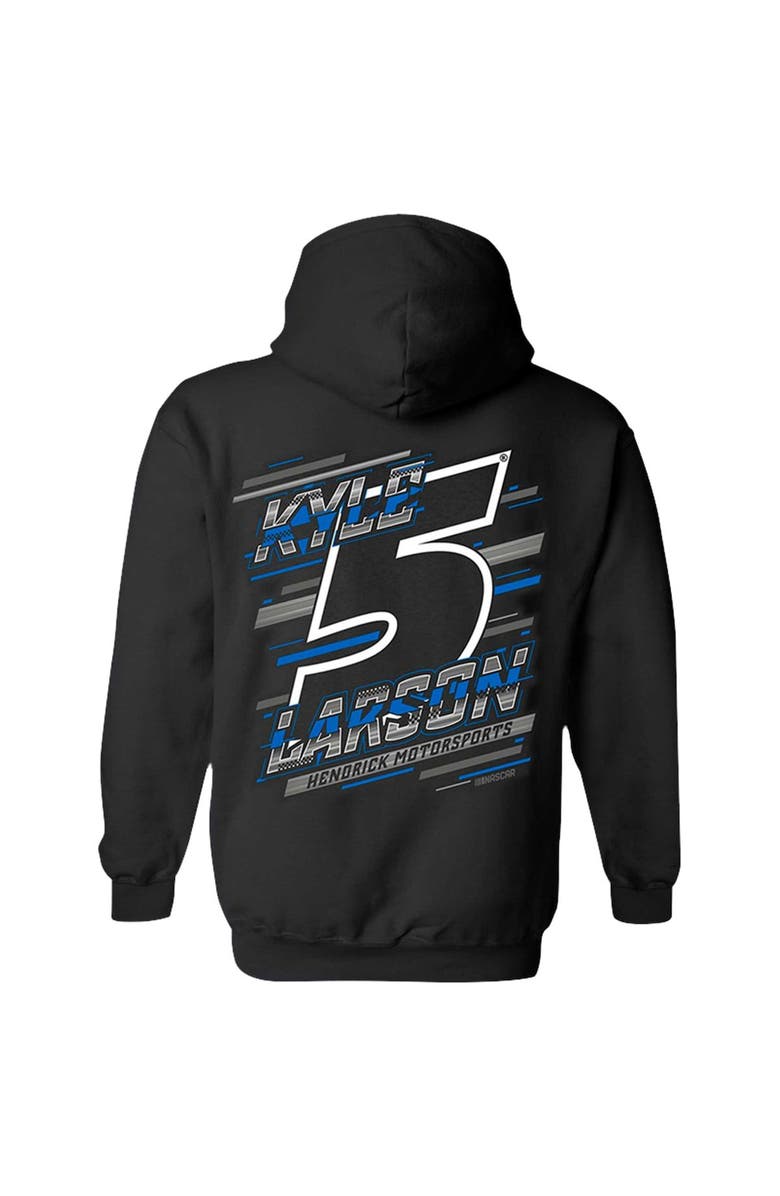 HENDRICK MOTORSPORTS TEAM COLLECTION Men's Hendrick Motorsports Team Collection Black Kyle Larson Extreme Pullover Hoodie, Alternate, color, 