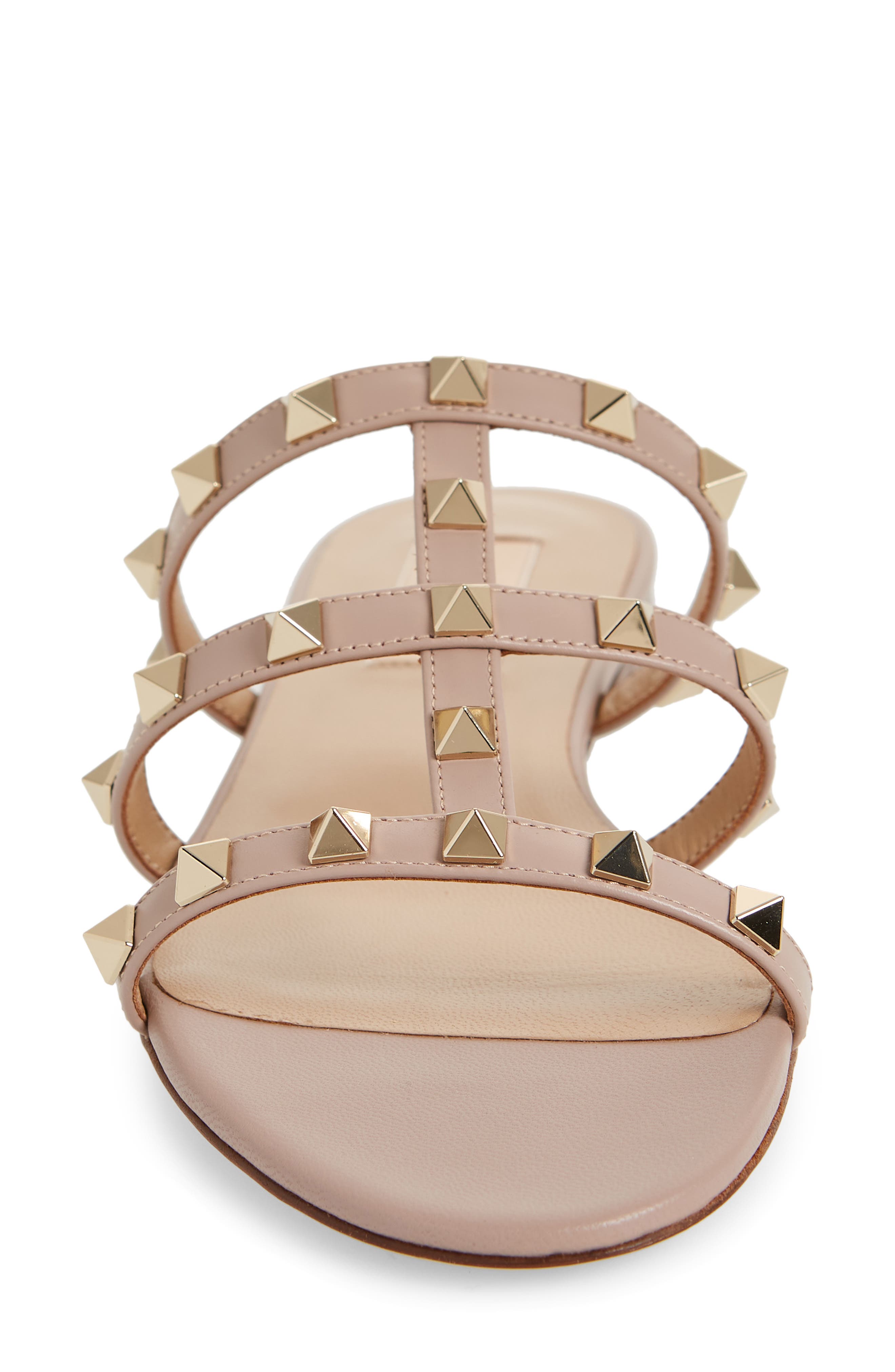 Rockstud Slide Sandal, Alternate, color, P45 POUDRE