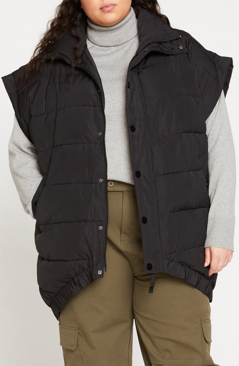 Universal Standard Paparazzi Puffer Vest, Main, color, 