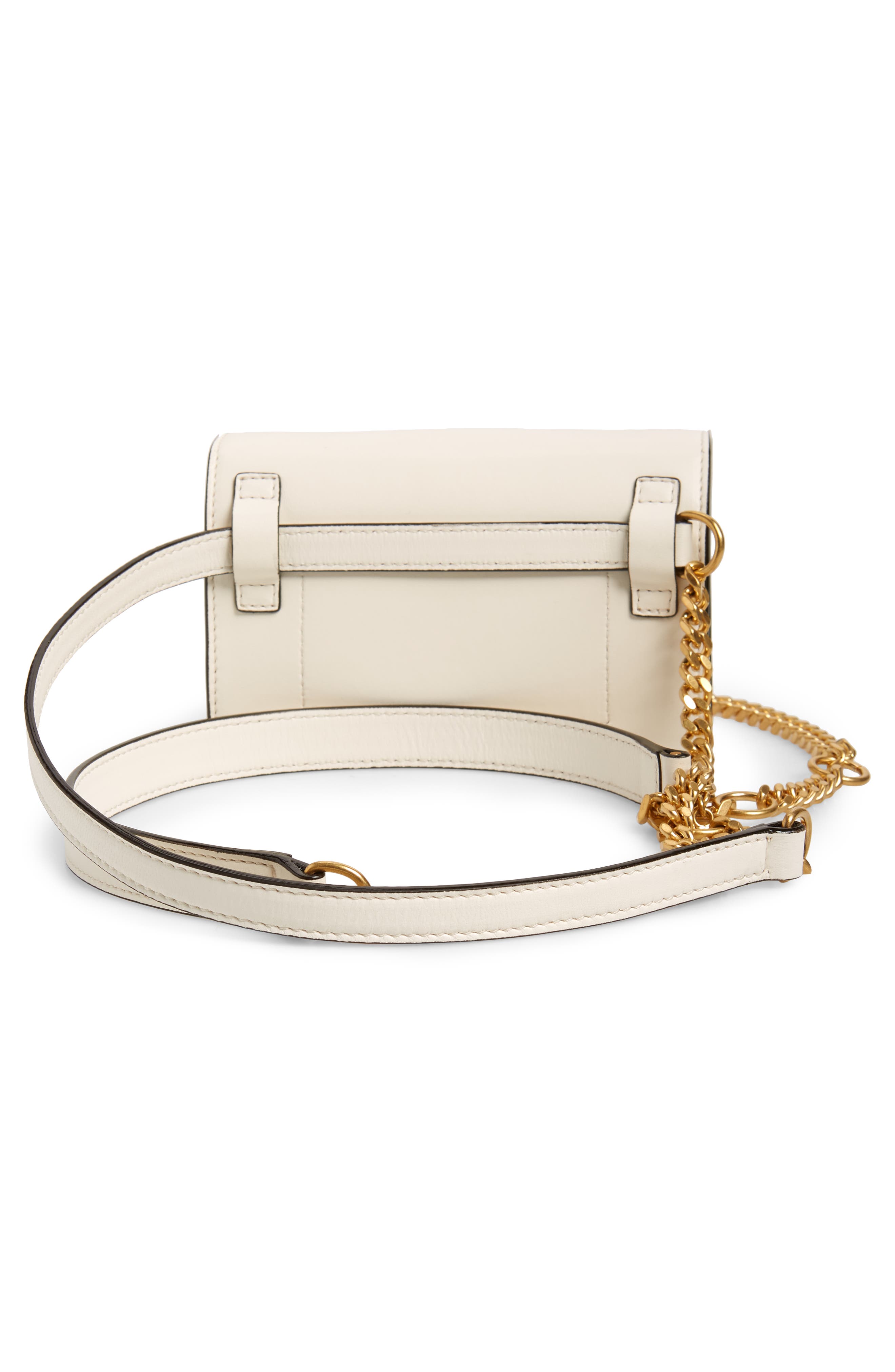 Alibi Leather Belt Bag, Alternate, color, IVORY