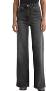 Reiss Jas High Waist Wide Leg Jeans