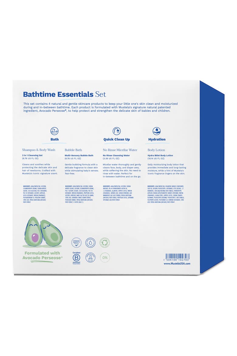 Bathtime Essentials Gift Set, Alternate, color, WHITE