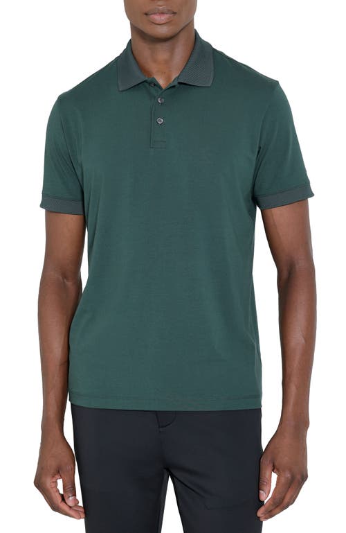 Urban Performance Pima Cotton Tech Polo With Uv Protection In Green