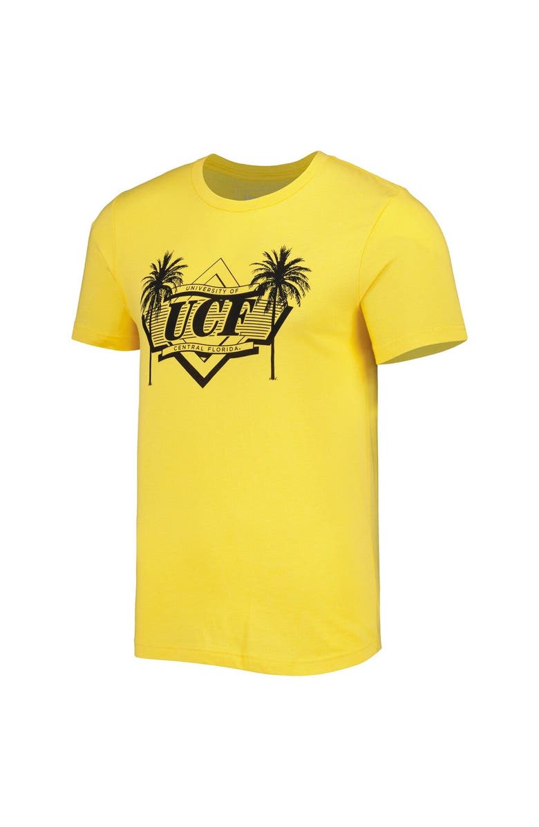 HOMEFIELD Men's Homefield Heather Gold UCF Knights Palm Tree T-Shirt, Alternate, color, Heather Gold