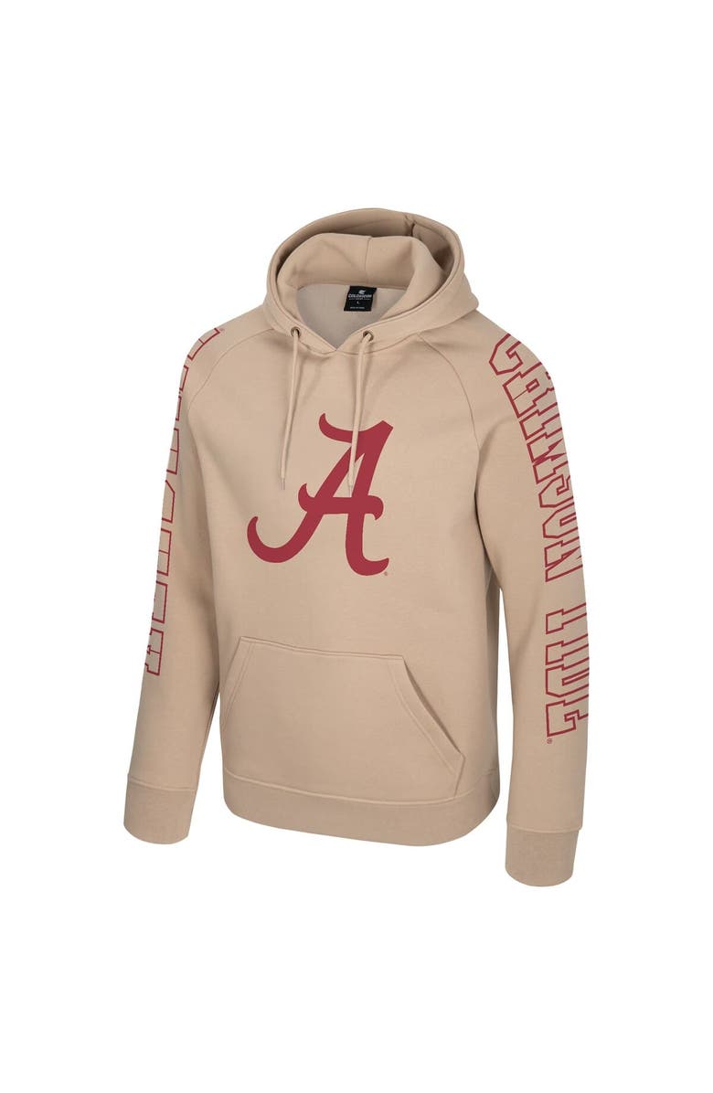 COLOSSEUM Men's Colosseum Tan Alabama Crimson Tide Big Break Raglan Hoodie, Alternate, color, Tan