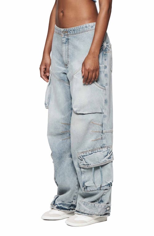 PURPLE BRAND PURPLE BRAND BAGGY AVIATOR HOTFIX CARGO JEANS