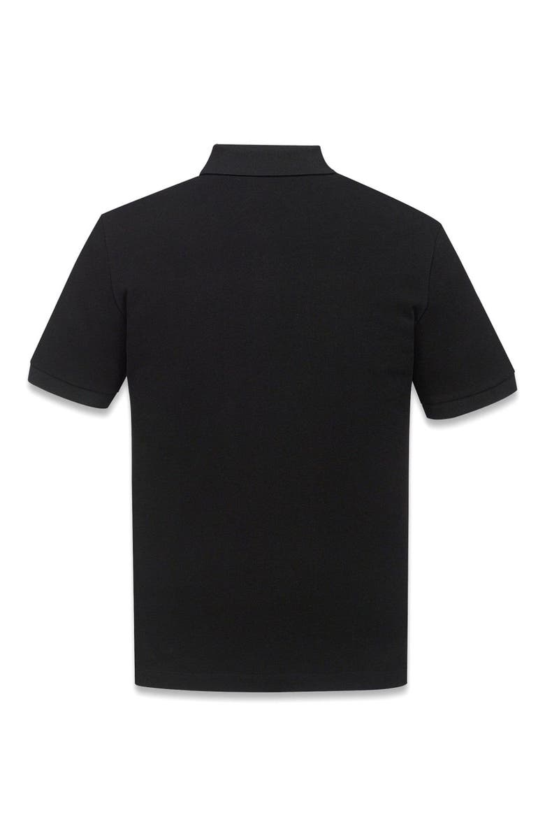 MCM Diamond Patch Piqué Polo, Alternate, color, Black