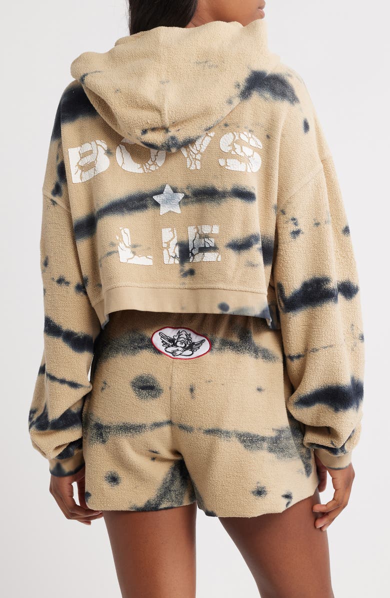 BOYS LIE I'm the Captain Alex Zip Hoodie, Alternate, color, Sand