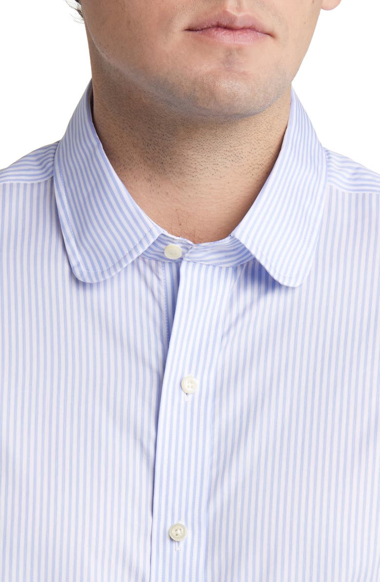 Brooks Brothers x Thomas Mason<sup>®</sup> Stripe Club Collar Dress Shirt, Alternate, color,