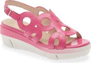Wonders Slingback Platform Slide Sandal