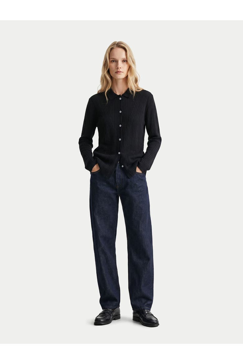 Silk Cashmere Cardigan, Alternate, color, black