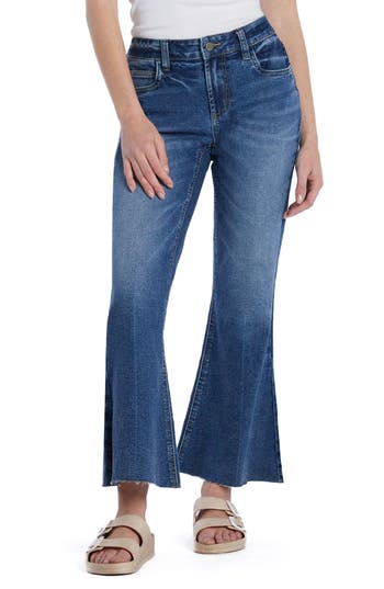 Hint Of Blu Fun Slim Flare Jeans