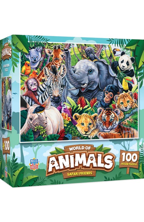 Safari Friends 100 Piece Jigsaw Puzzle