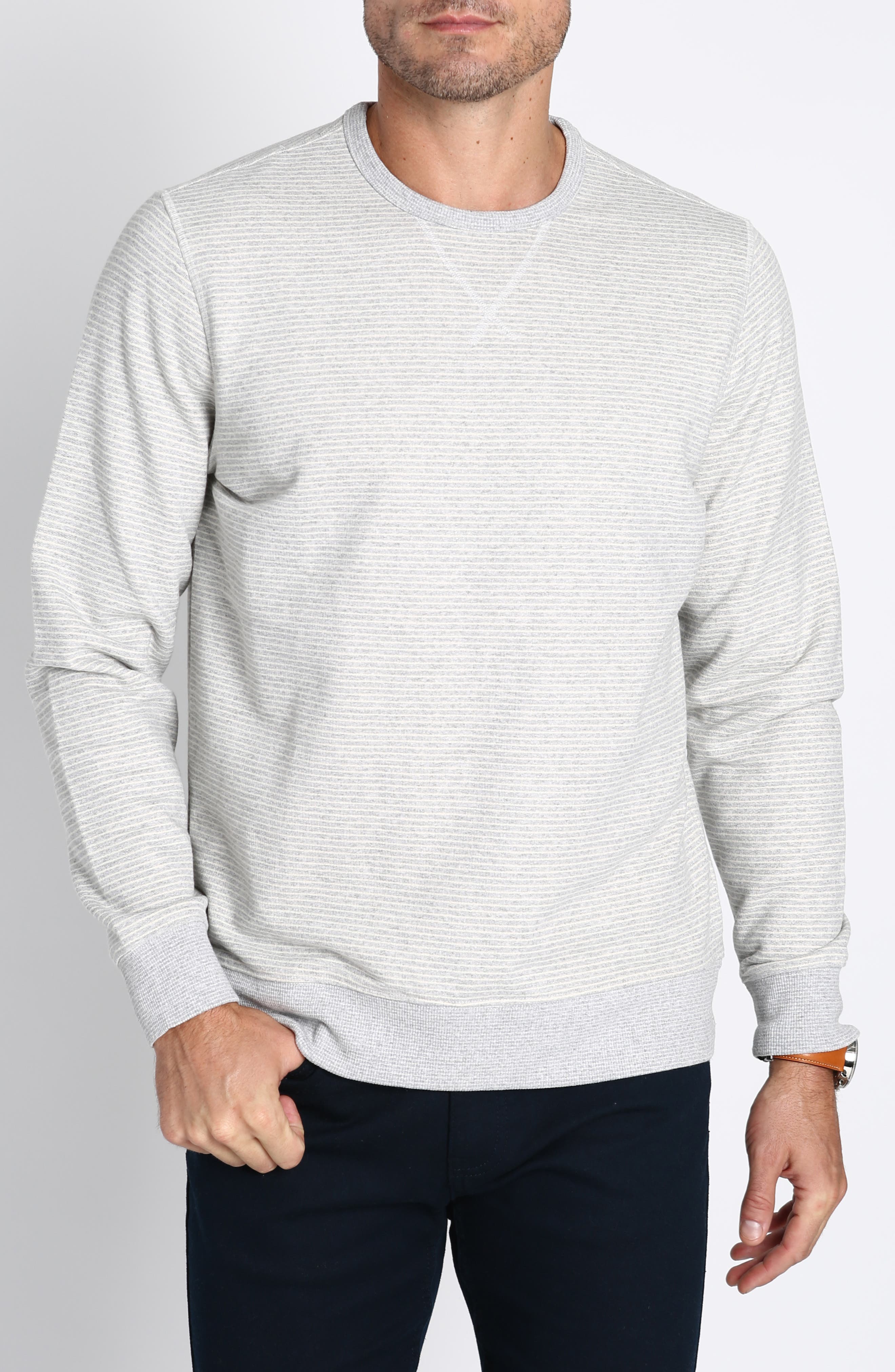 JACHS Stripe Fleece Sweater