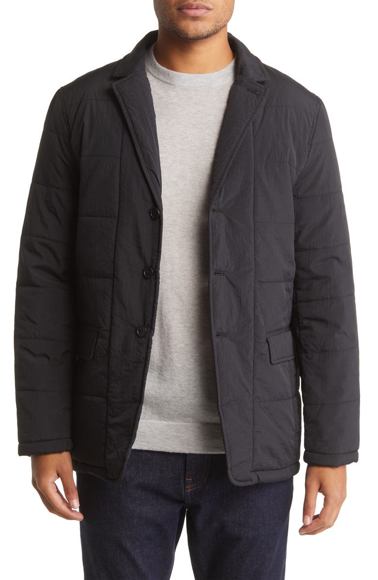 French Connection Quilted Water Resistant Blazer, Main, color, 