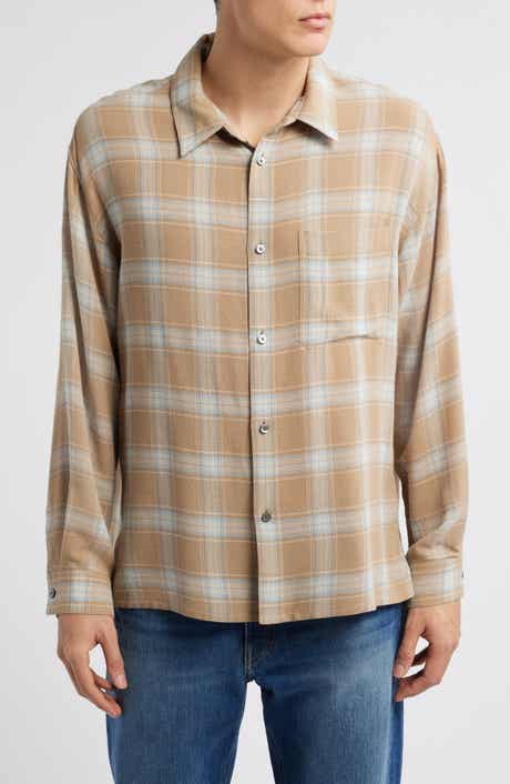 FRAME Plaid Button-Up Shirt