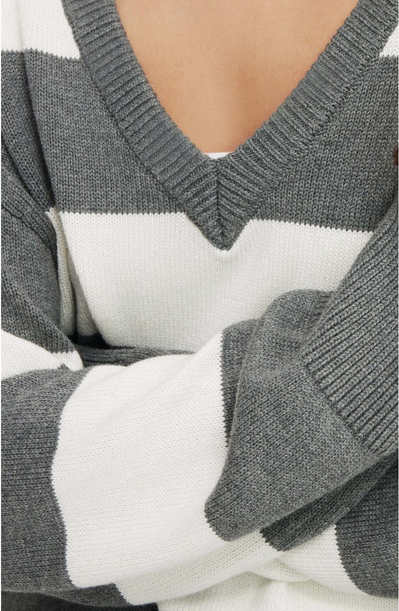 Cotton On Preppy V Neck Sweater, Alternate, color,