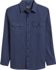 Pendleton Burnside Solid Flannel Button-Up Shirt