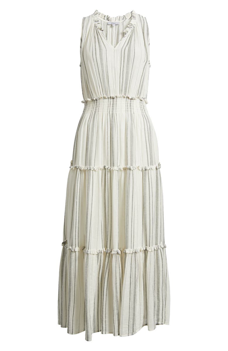 Rails Loulou Stripe Sleeveless Linen Blend Maxi Dress, Alternate, color, Basque Stripe