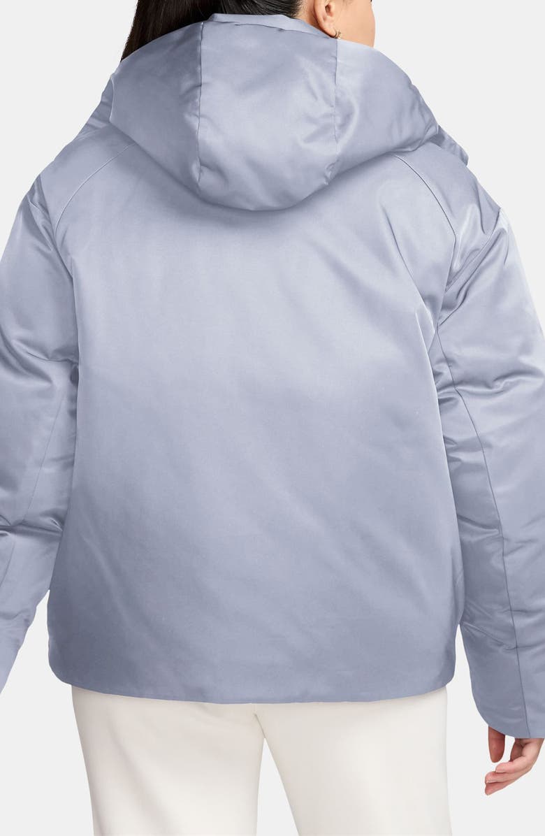 Jordan Flight Down Jacket with Removable Hood, Alternate, color, Ghost