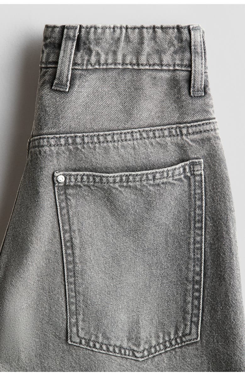 H&M Super Baggy Jeans, Alternate, color, Denim Gray