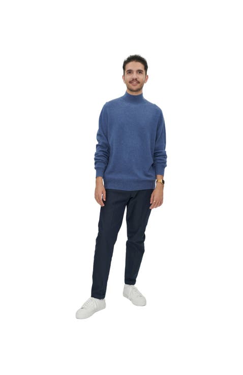 Essential Mock Neck Cashmere Sweater