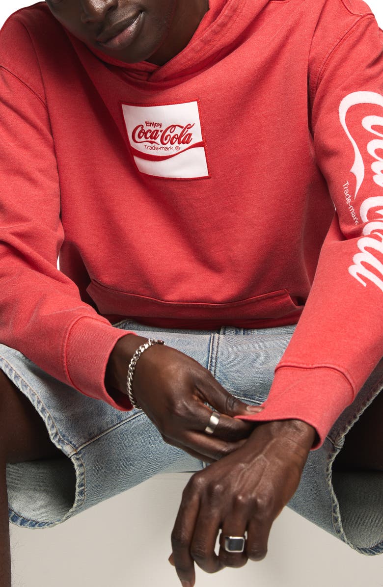 Lucky Brand Coca-Cola<sup>®</sup> Cotton Blend Hoodie, Alternate, color,