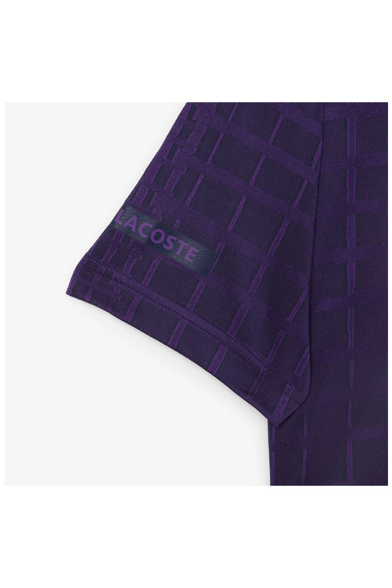 Tennis Performance Slim Fit Polo, Alternate, color, NAVY BLUE/ COSSAK PURPLE