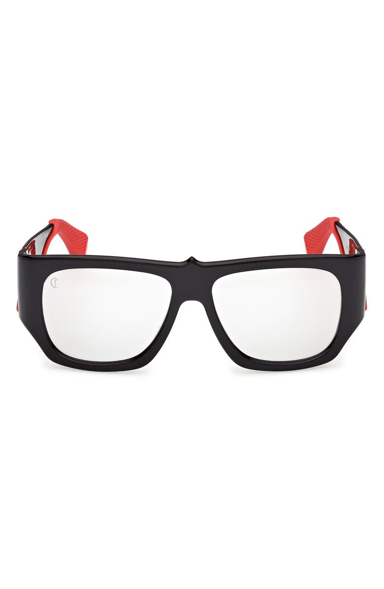 Christian Louboutin 57mm Loubishark Square Sunglasses, Main, color, 