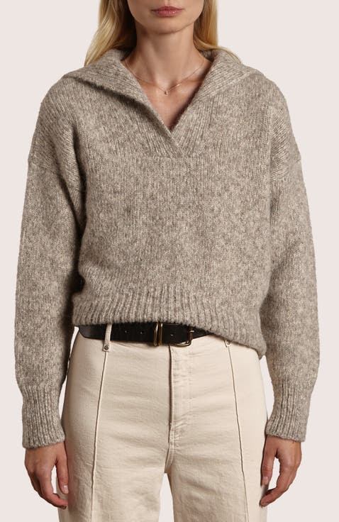 Sailor collar weekend Sweater