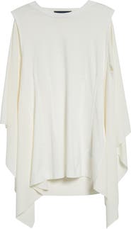 SPORTMAX Cera Draped Mixed Media Sleeveless Top