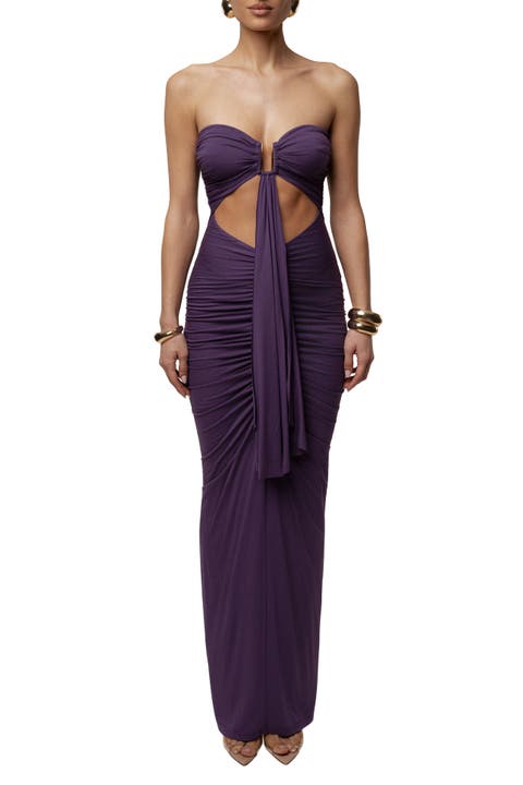 Atlantis Drape Maxi Dress